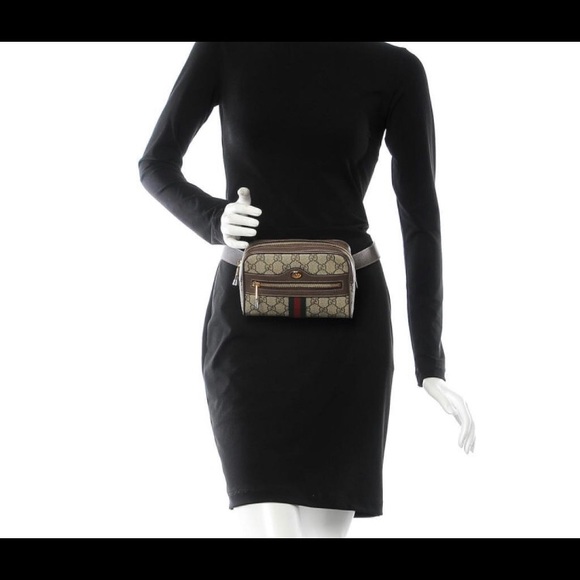 Gucci Ophidia Belt Bag GG Supreme Size 85 Belt - Picture 15 of 16